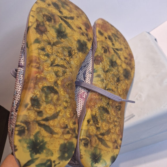 NOBULL Women's Floral Purple Sneakers Shoes. Size 8.5 - Picture 5 of 10